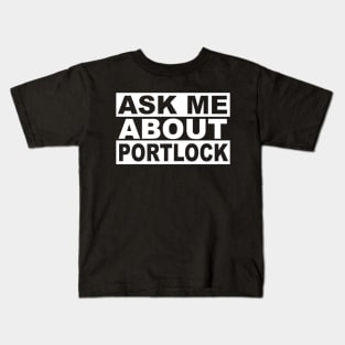 Ask Me About Portlock Alaska Cryptid Mystery Kids T-Shirt